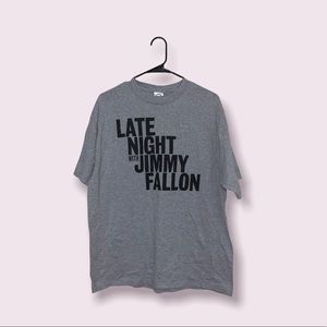 LAST CHANCE Gray XL Late Night With Jimmy Fallon T-Shirt